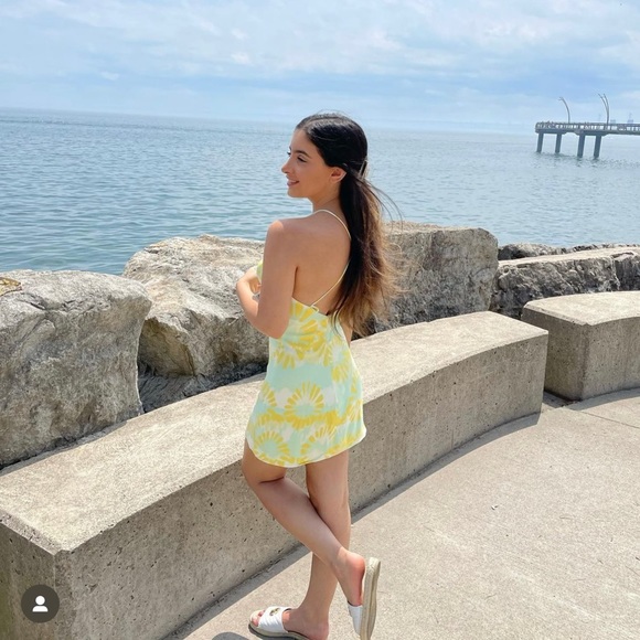 Zara Satin Summer Dress - Picture 2 of 5